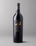 A bottle of 2021 Reserve Merlot To Kalon Vineyard on a light grey background